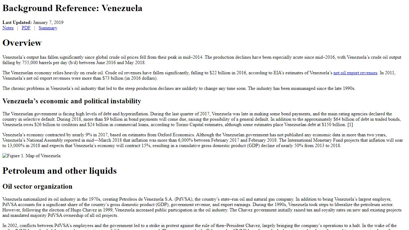 Background Reference: Venezuela - U.S. Energy Information ...