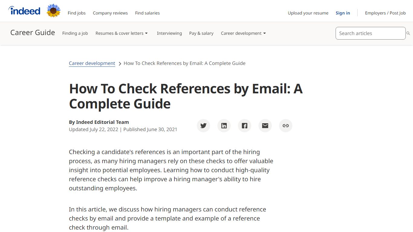 How To Check References by Email: A Complete Guide